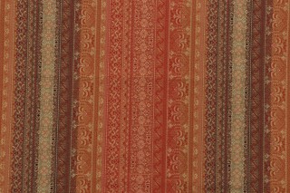 Scalamandre Stripe Woven Decorator Fabric in Sunset