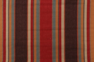 Apache Woven Upholstery Fabric in Brick