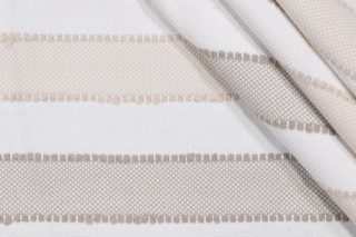 Lexington Stripe 7749-11 Woven Outdoor Fabric in Tan/Taupe