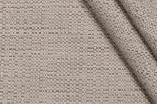 Perennials Raffia 260-61 Woven Solution Dyed Acrylic Outdoor Fabric in Gravel Path