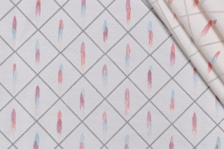 Scalamandre Printed Silk Drapery Fabric in Pastels