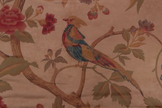 Old World Weavers Faison on Latte Suede Printed Drapery Fabric in Original