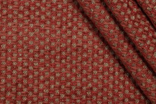Scalamandre Woven Chenille Upholstery Fabric in Clay