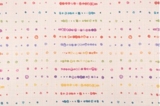 Hamilton Morse Printed Polyester Drapery Fabric in Rainbow