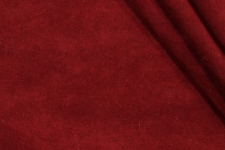 Scalamandre Suede Decorator Fabric in Brick