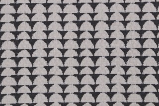 Halfmoon Woven Outdoor Fabric in Ebony