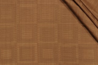 Grey Watkins Juliet Square Damask Decorator Fabric in Bronze 