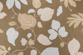 Springvine Printed Drapery Fabric in Olive 