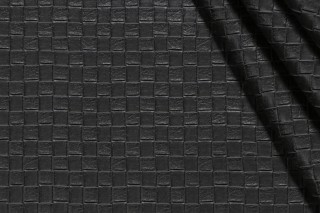 Basketweave Vinyl Upholstery Fabric in Cobblestone 
