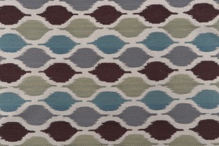 Kindley Chenille Tapestry Upholstery Fabric in Multi