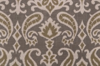 Enchanted Printed Linen Blend Drapery Fabric in Mineral