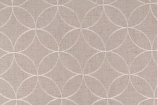 Duralee Ringlet-2 Embroidered Drapery Fabric in 118-Linen