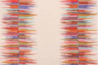 Kaufmann Fun Fair Embroidered Cotton Drapery Fabric in Fiesta