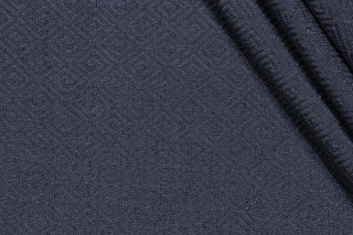 Taito Woven Upholstery Fabric in Indigo