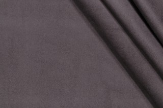 Aspen Suede Decorator Fabric in Pewter