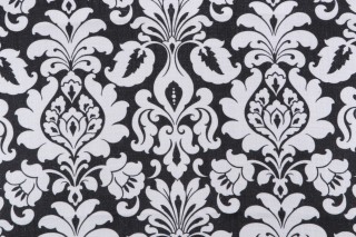 Crypton Regal High Performance Printed Decorator Fabric in Ebony