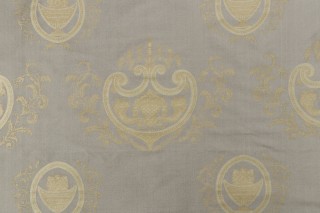 Azuero Printed Silk Decorator Fabric in Sage