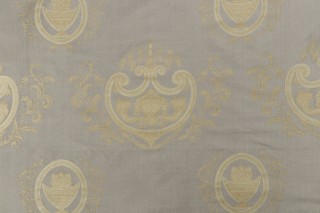 Azuero Printed Silk Decorator Fabric in Sage