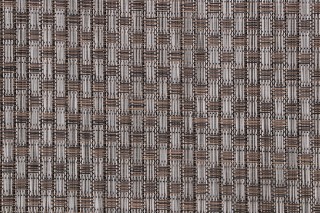 Phifertex Woven Vinyl Mesh Sling Chair Outdoor Fabric in Beige/Grey/Multi