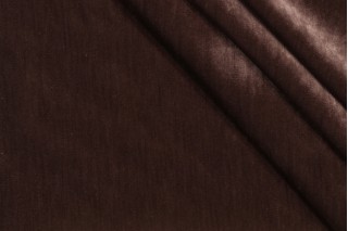 PK Lifestyles Kashmiri Velvet Upholstery Fabric in Sable