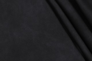 Embossed Vinyl Upholstery Fabric in Black 