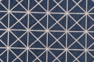 P Kaufmann Lisbon Embroidered Chenille Decorator Fabric in Midnight 