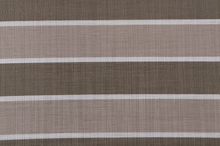 Phifertex Stripe Woven Vinyl Mesh Sling Chair Outdoor Fabric in Taupe/Grey