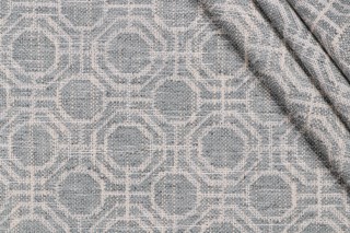 Roth & Tompkins Preston Woven Upholstery Fabric in Baltic for Heritage Fabrics 