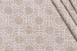Roth & Tompkins Preston Woven Upholstery Fabric in Wicker for Heritage Fabrics 