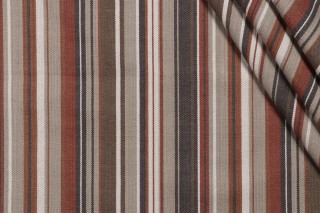 Roth & Tompkins Victoria Woven Decorator Fabric in Earth for Heritage Fabrics 