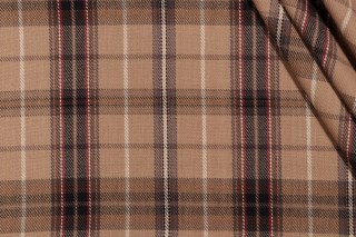 Roth & Tompkins Parkhill Woven Decorator Fabric in Camel for Heritage Fabrics 