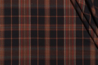 Roth & Tompkins Parkhill Woven Decorator Fabric in Cigar Bar for Heritage Fabrics 