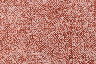 Roth & Tompkins Chapman Printed Cotton Blend Drapery Fabric in Cinnabar for Heritage Fabrics 