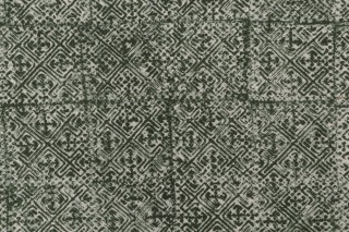 Roth & Tompkins Chapman Printed Cotton Blend Drapery Fabric in Forest for Heritage Fabrics 