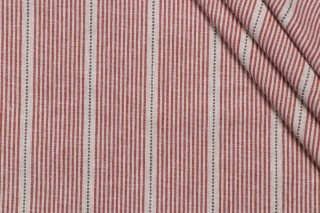 Roth & Tompkins Interchange Woven Decorator Fabric in Raspberry for Heritage Fabrics 