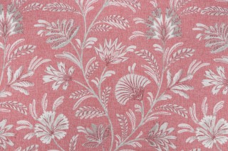 Roth & Tompkins West Indies Printed Polyester Blend Drapery Fabric in Raspberry for Heritage Fabrics 