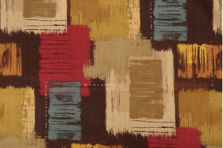 Covington Beyond Printed Cotton Drapery Fabric in 699-Earth