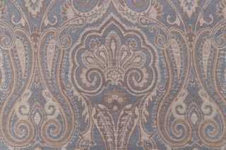 Waverly Clubroom Paisley Woven Chenille Upholstery Fabric in Lagoon