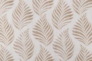 Trevi Fabrics Aria Printed Cotton Drapery Fabric in Antelope 