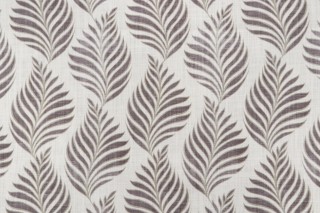 Trevi Fabrics Aria Printed Cotton Drapery Fabric in Cocoa 