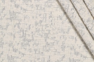 Abrupt Woven Chenille Upholstery Fabric in Platinum