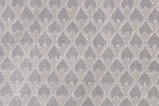 Lacefield Diego Printed Cotton Drapery Fabric in Champagne