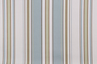 Robert Allen Freewater Printed Cotton Twill Drapery Fabric in Capri