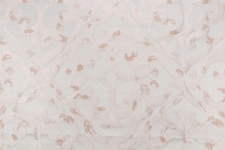 Kirradona Sea Damask Decorator Fabric in Sea Glass