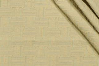 Cozumel Matelasse Upholstery Fabric in Apple