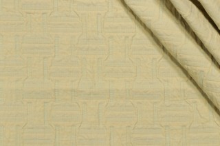 Cozumel Matelasse Upholstery Fabric in Apple