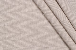 Herringbone Woven Upholstery Fabric in Natural