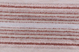 Stripe Woven Upholstery Fabric in Redwood