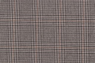 Manor Check Woven Decorator Fabric in Black