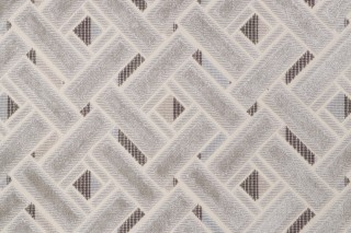 Crossing Grospoint Velvet Upholstery Fabric in Sterling 